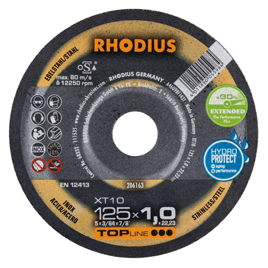 Диск отрезной RHODIUS XT10 125х1,0х22,23