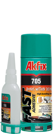 Набор для склеивания Akfix 705  (В50 1 гр + 200 мл)