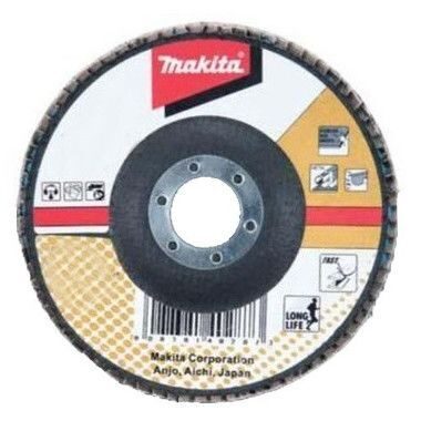Лепестковый шлифовальный диск Makita B-22660 Z40, 125мм, PREMIUM, стекловолокно, угловой