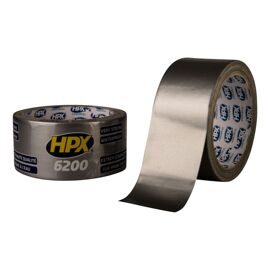Армированная сверхпрочная ремонтная лента одностор HPX 6200 50мм*5м, 0,3 мм,12,7Н/25мм,серебр,CB5005