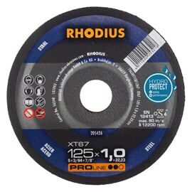 Диск отрезной RHODIUS XT67 125х1,0х22,23