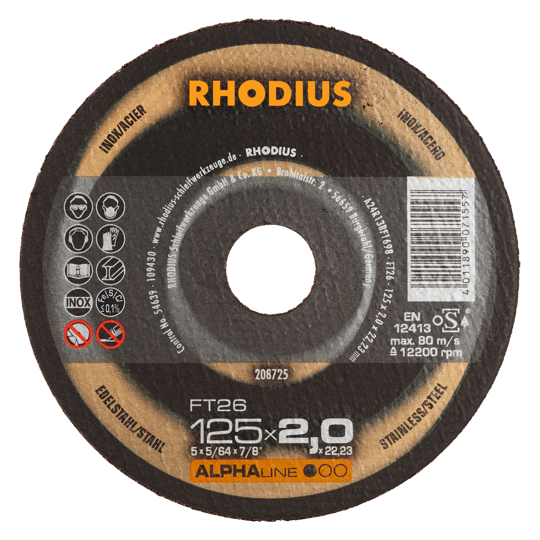 Диск отрезной RHODIUS FT41 350х4,0х25,4