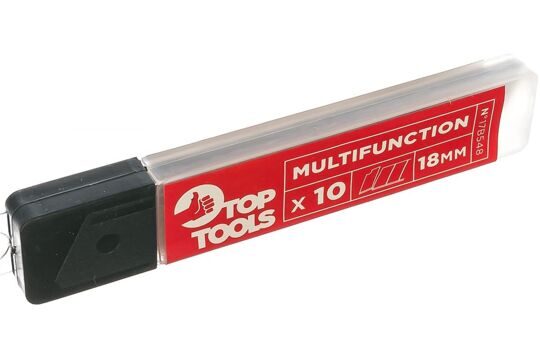 Лезвия Top Tools (17B548) сменные отламывающиеся, 18мм, уп. 10 шт.
