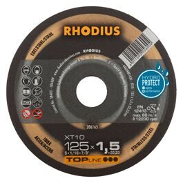 Диск отрезной RHODIUS XT10 125x1,5x22,23