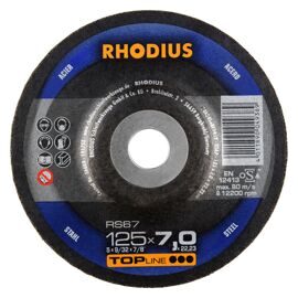 Диск шлифовальный RHODIUS RS67 125х7,0х22,23