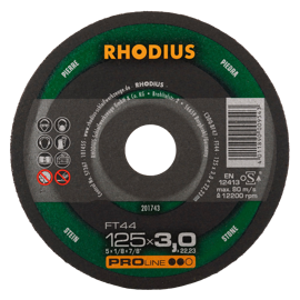 Диск отрезной RHODIUS FT66 125*3,0*22,23