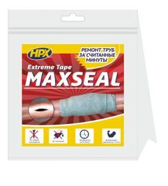 Комплект HPX для ремонта труб "MAXSEAL" 50мм х 1.8м, 0,5 мм, белая (пакет), PU5018
