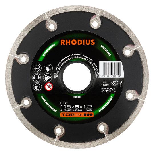 Диск отрезной RHODIUS FT30 350x4,0х25,4