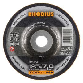 Диск шлифовальный RHODIUS RS24 125x7,0x22,23