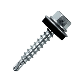Винт DIN7504-K кровел. с EPDM шайбой 4,8x80 (сверло, дерево)