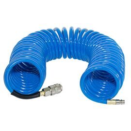 Пневмошланг спиральный СР полиуретановый 1/4" 6,5х10мм, 8м NPT