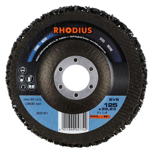 Диск зачистной шлифовальный RHODIUS SVS 125x22,23