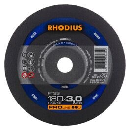 Диск отрезной RHODIUS FT33 180х3,0х22,23
