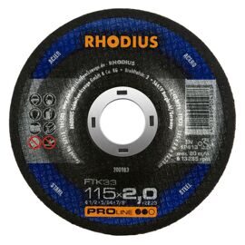 Диск отрезной RHODIUS FTK33 115х2.0х22.23