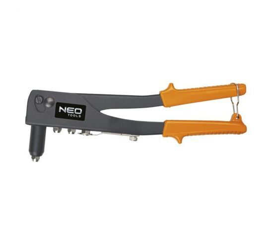 Заклепочник NEO 18-102 280 мм для стальных и алюминиевых заклепок диаметром 2.4, 3.2, 4.0, 4.8 мм