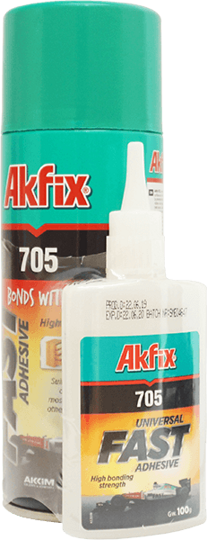 Набор для экспресс склеивания Akfix 705 MDF Kit 100 г + 400 мл.