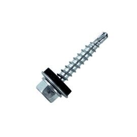 Винт DIN7504-K кровел.с EPDM шайбой 4,8x25 (сверло, дерево)