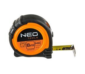 Рулетка NEO 67-115, стальная лента 5 м x 25 мм, магнит